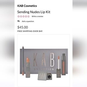 Kab Sending Nudes Lip Kit
